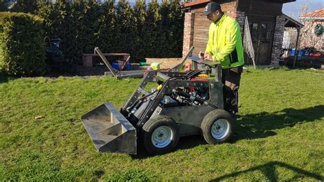 start a skid steer|homemade mini skid steer.